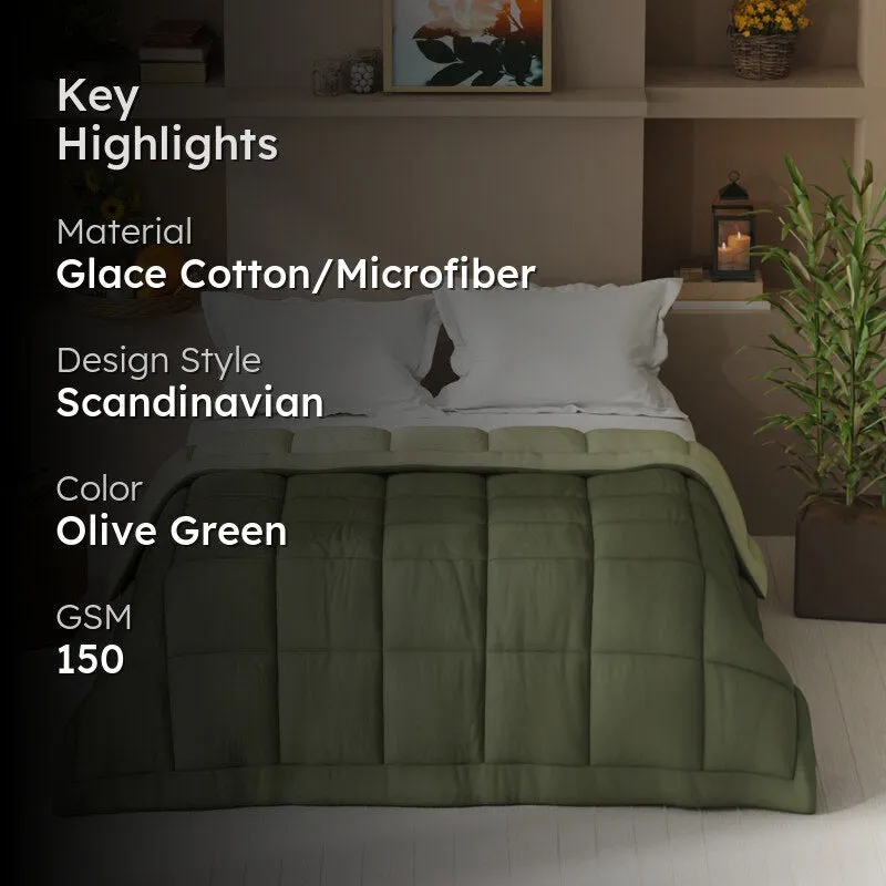 Ashquilt Comforter (Sage) - 150 GSM media 2