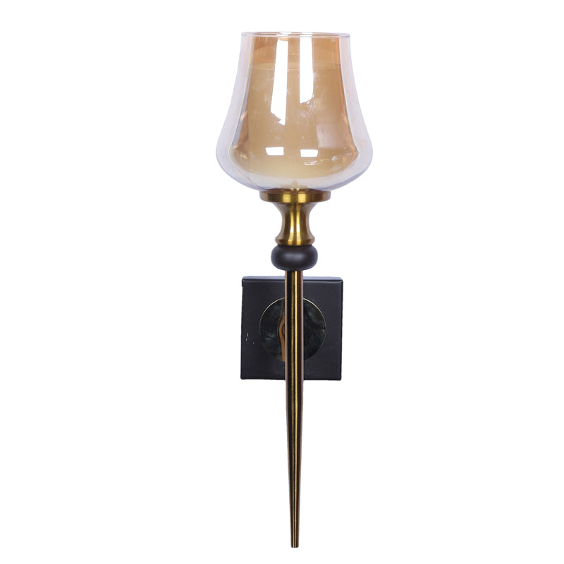 Alankrita Iron & Glass Wall Lamp media 8