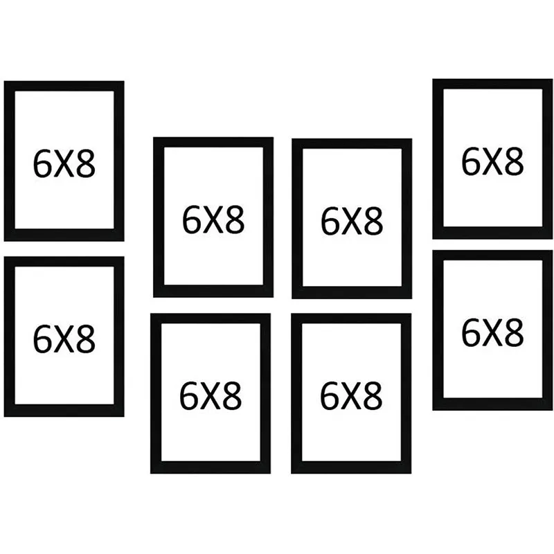 Jua Photo Frame (Black) - Set Of Eight media 6