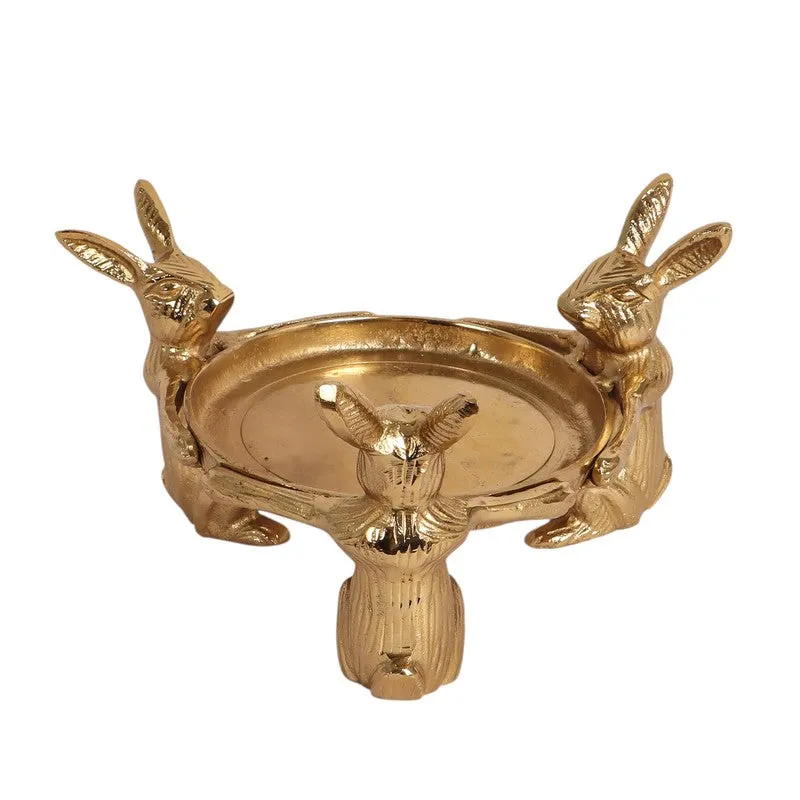 Royal Rabbit Accent Tray - Gold media 5