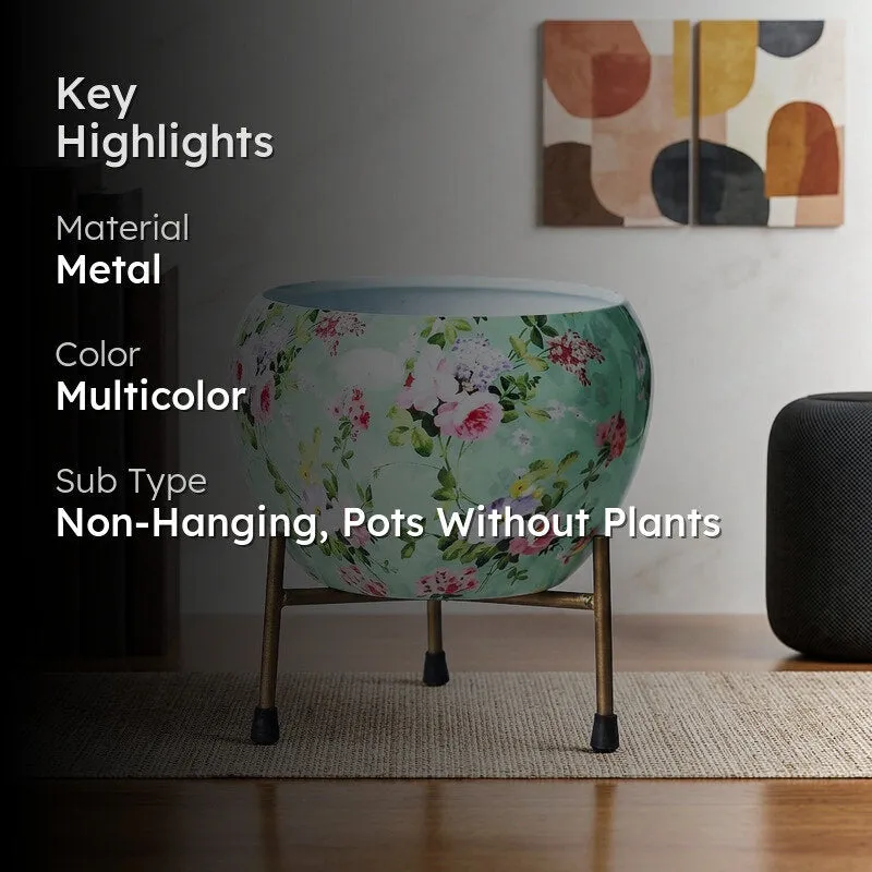 Bloomla Metal Planter - Set Of Two media 2
