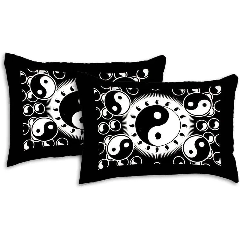 Petalza Cotton Bedsheet (Black,White) - 240 TC media 4