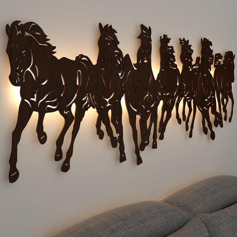 GallopGlow Backlit  MDF Wall Accent media 4