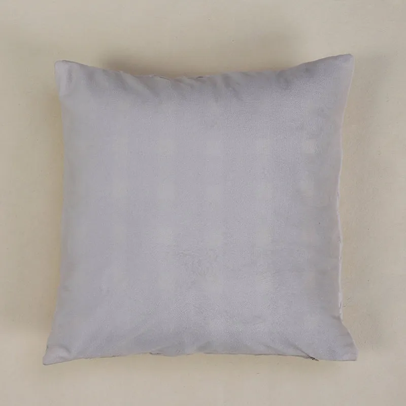 Swayam Lohita Pintex Velvet Cushion Cover (Beige) - Set of Two media 4