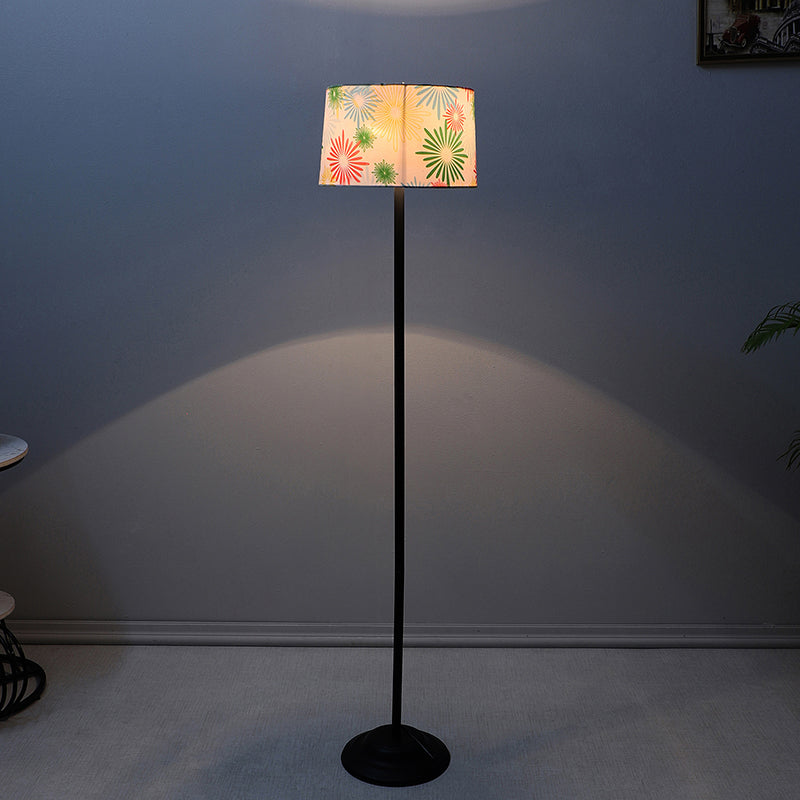 Hikari Printed Metal Floor Lamp