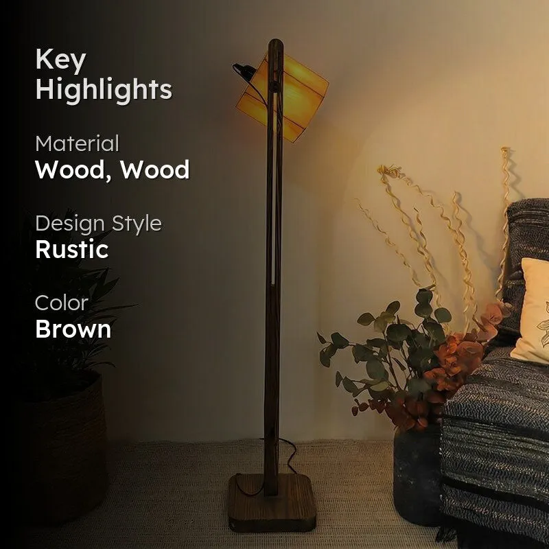 Vlanie Wooden Floor Lamp media 2