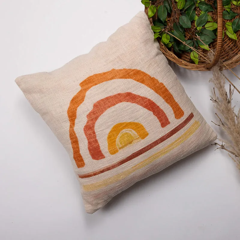 Sunrise Arc Printed Cushion Cover media 5