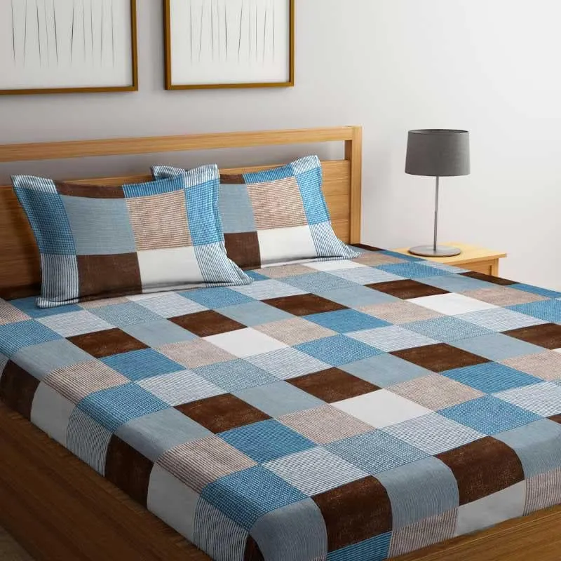 Regina Printed Microfiber Bedsheet - 130 GSM media 1