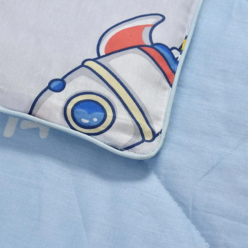 Space Astronauts Kids Cotton Comforter - 210 GSM media 6