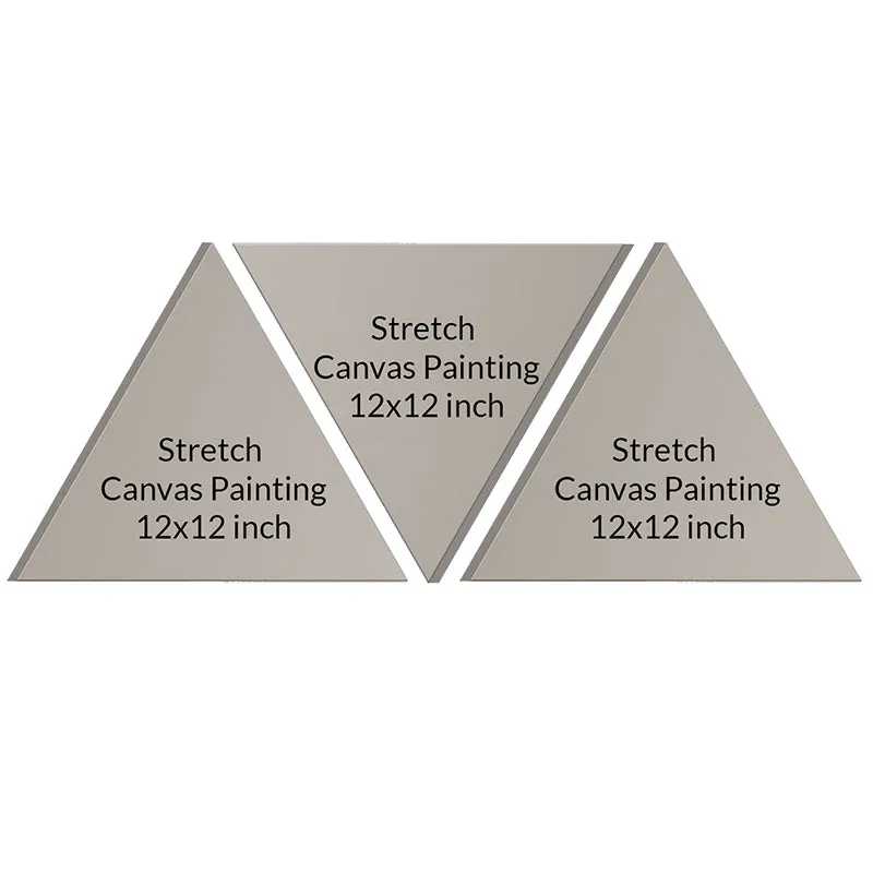 Cosmic Triad Modern Canvas Wall Art - Set Of Three media 5