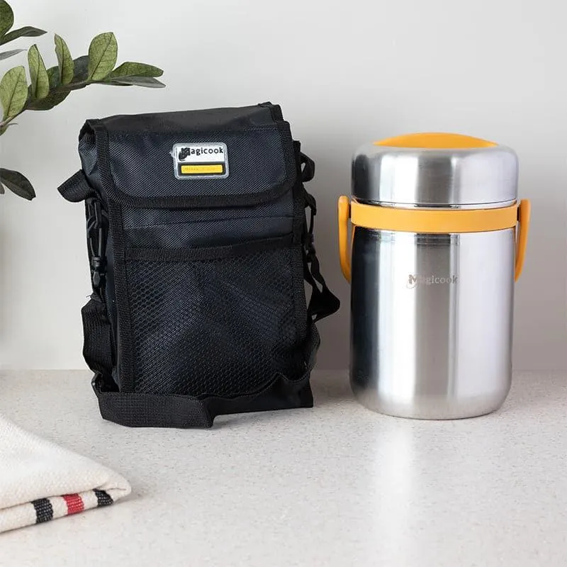 Cassa Insulated Lunch Box (Silver) - 2500 ML media 1