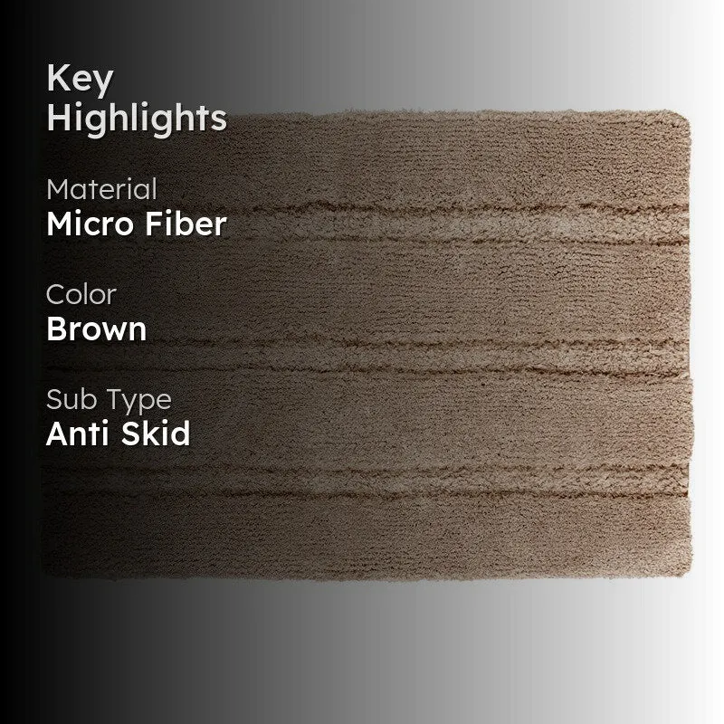 AquaGrip Bathmat - Brown media 2