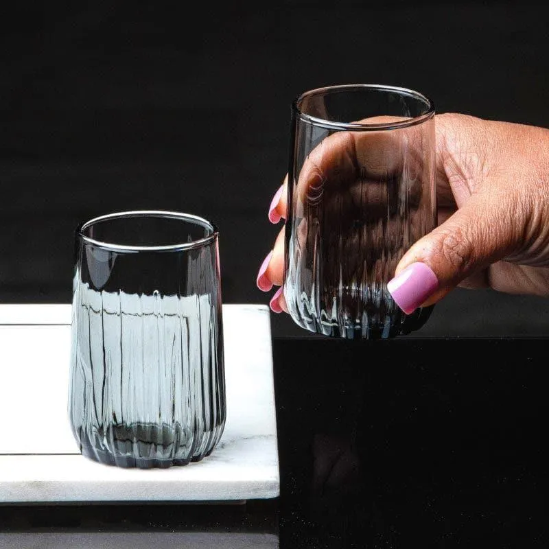 Pasabahce Aspen Glass Tumbler (Grey) (135 ml ) - Set Of Six media 4
