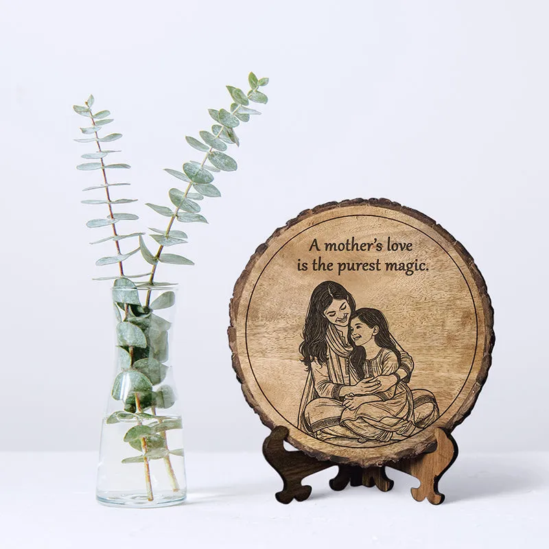 The Purest Magic Wood Showpiece - Round media 1