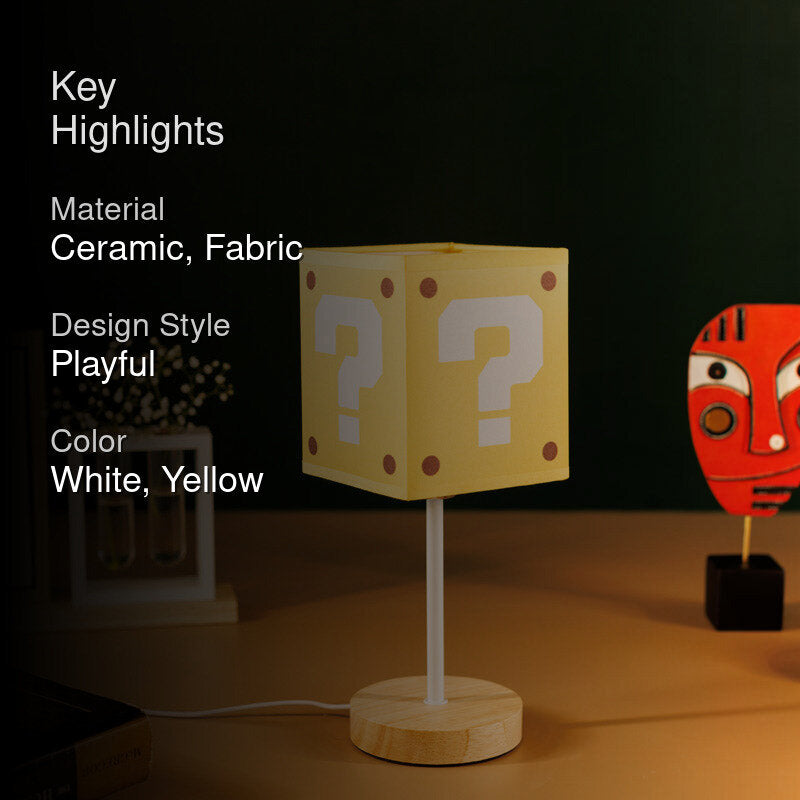 Question Mark LED Ceramic Table Lamp media 2