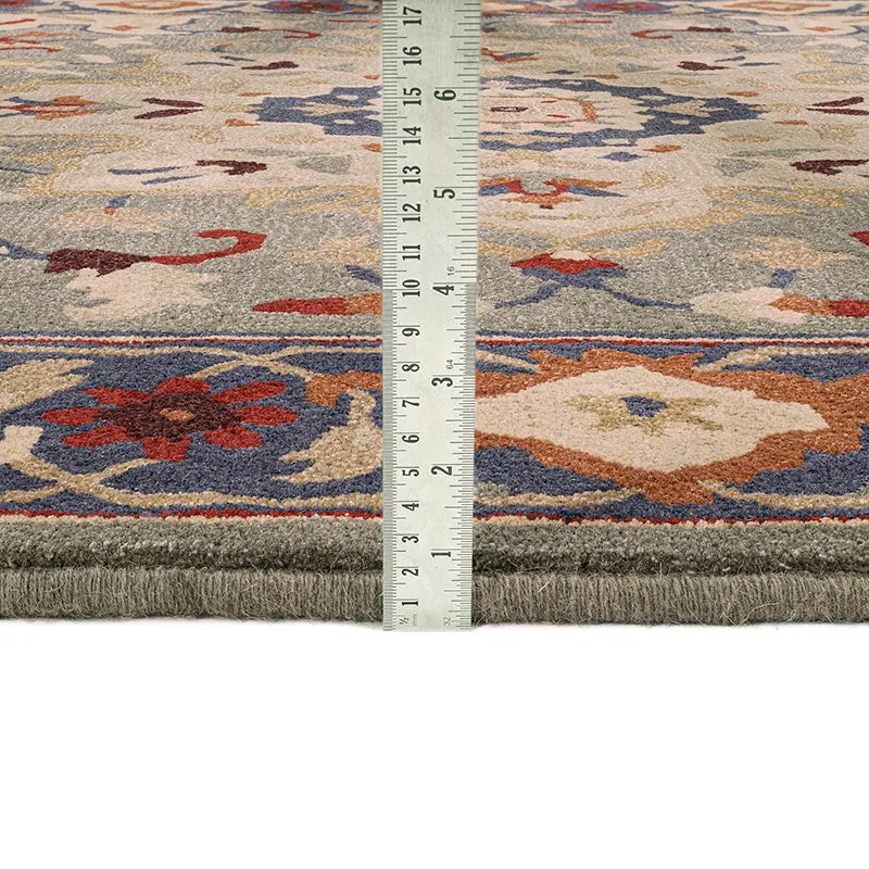 Sedna Hand Tufted Ethnic Wool & Nylon Carpet - Maroon media 10