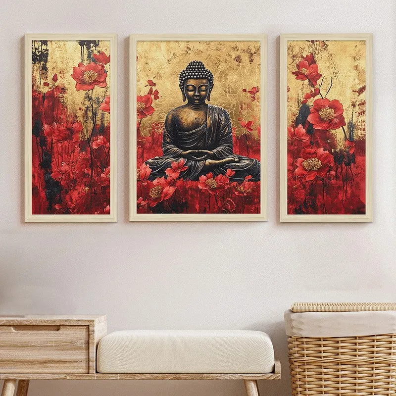 Sacred Silence Wall Art - Set of Three media 4