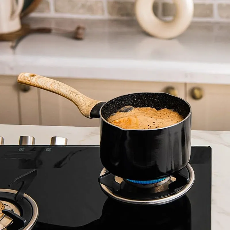Bergner Bellini Plus 5 Layer Marble Non Stick Saucepan - 1800 ML media 1
