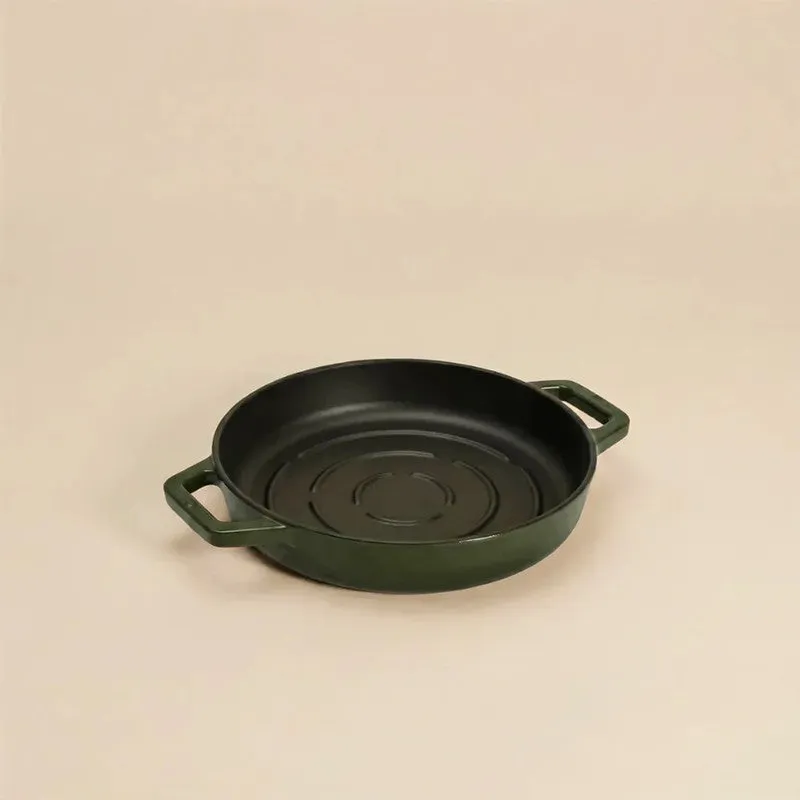 Cumin Co Enamel Cast Iron Bread Oven (Green) - 1000 mL media 6
