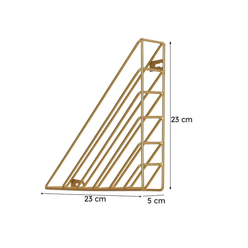 Arsheq Wall Shelf (Gold) - Set Of Two media 5