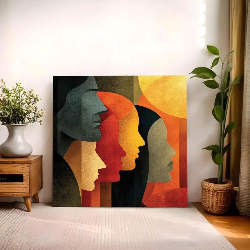 Formed Face Canvas Wall Art media 9