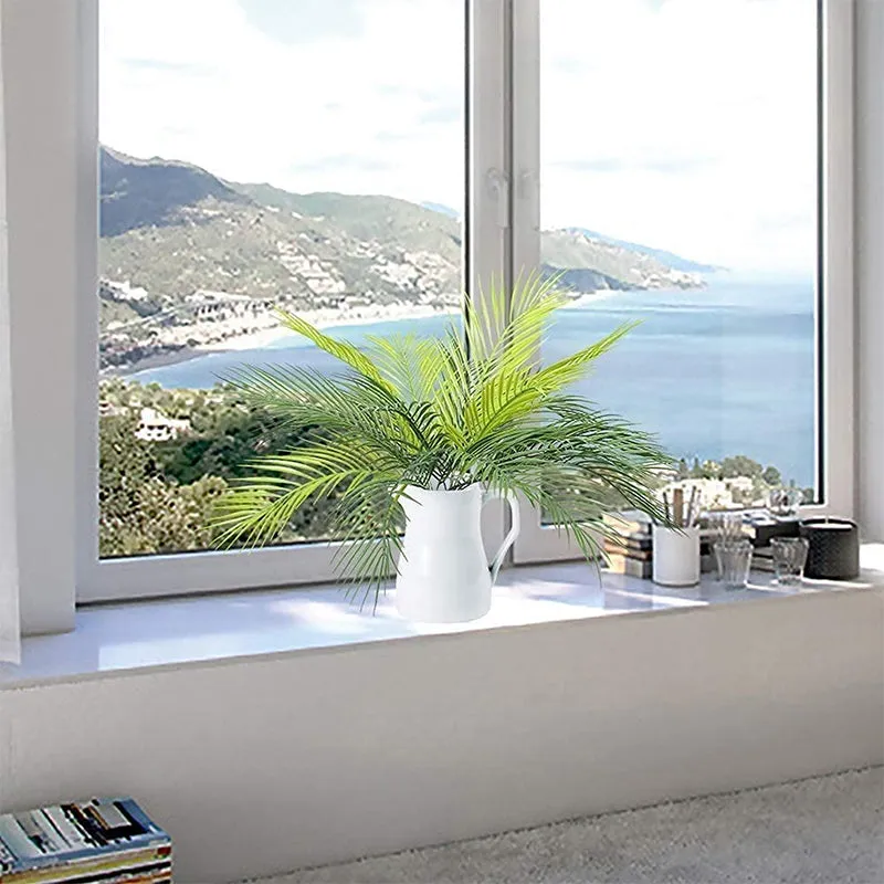 Faux Tropical Palm Bush (50 Cms) - Set Of Five media 1