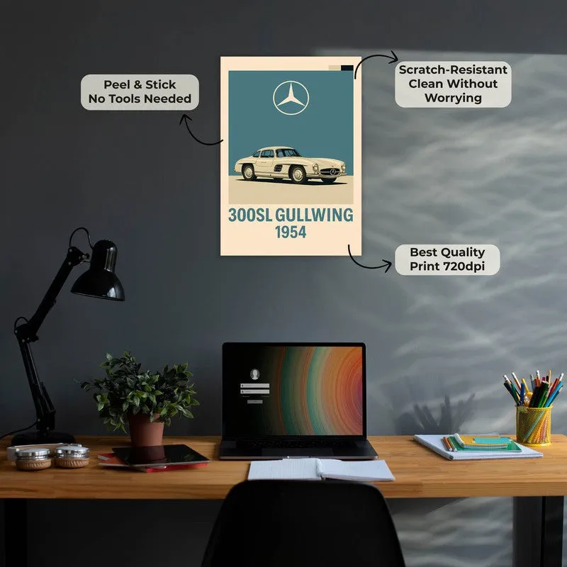 Gullwing Elegance Wall Poster media 6