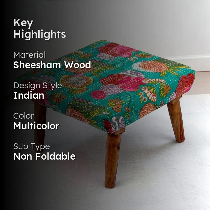 Kexon Sheesham Wooden Bench - Multicolor media 2