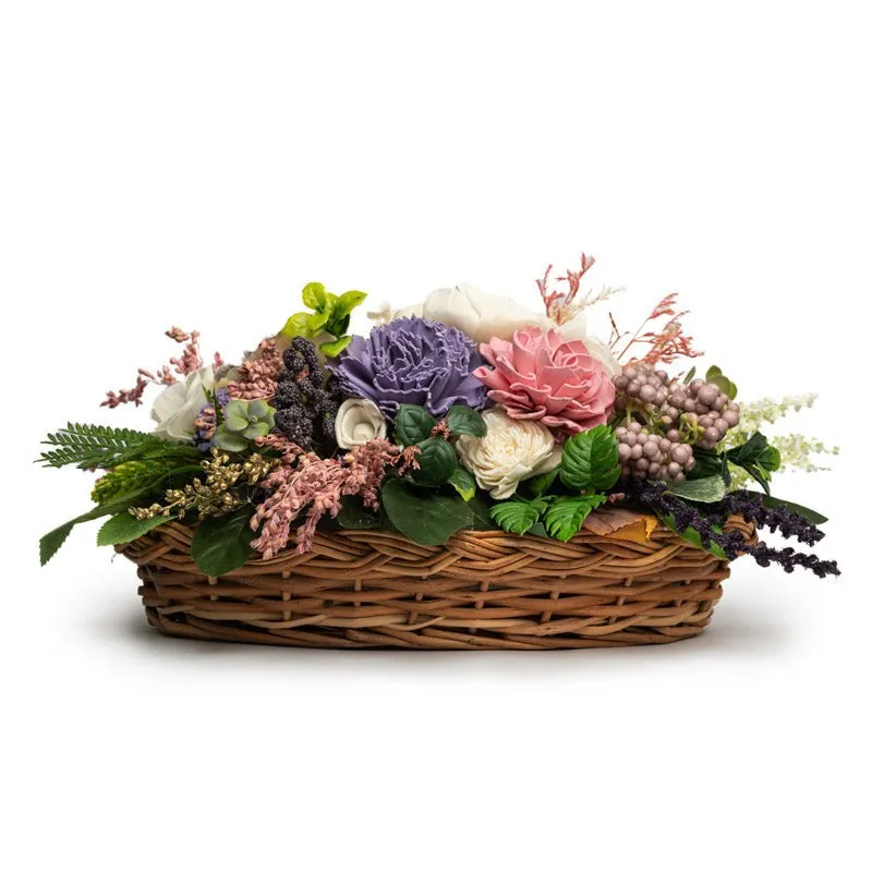 Dalfol Solawood Artificial Flower Basket media 4