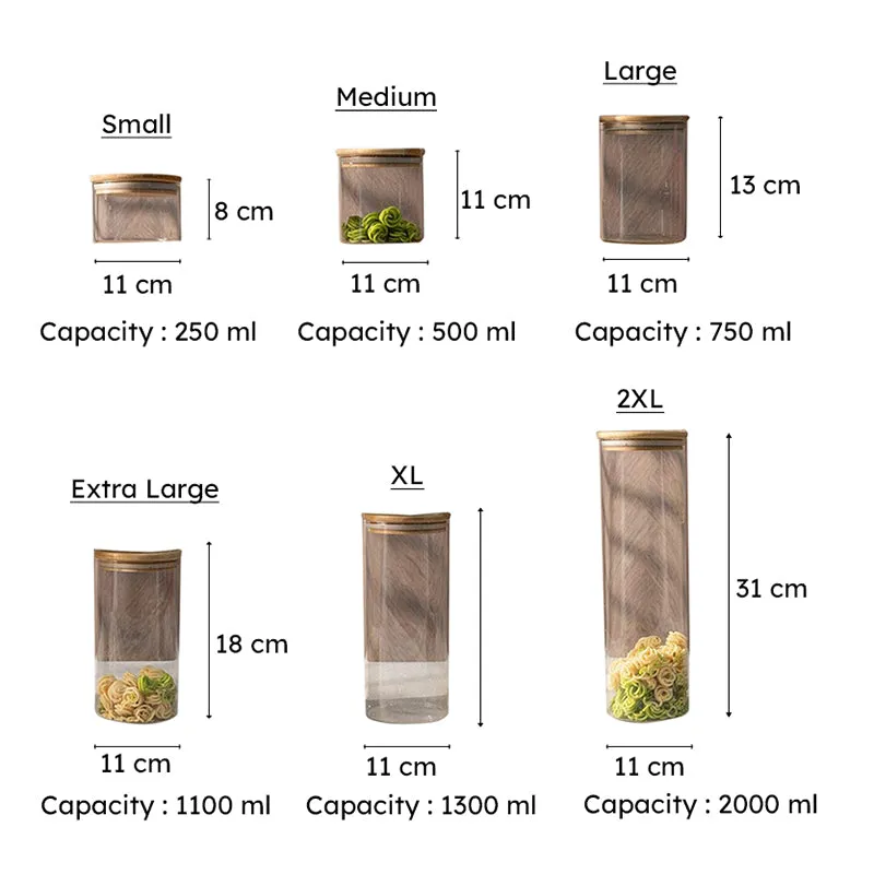 Nidora Transparent Storage Container - Set Of Six media 7