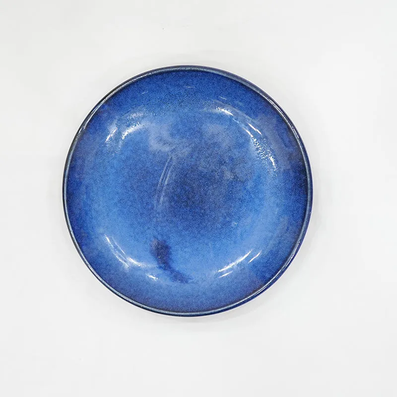 Cobalt Charm Ceramic Dinner Plate media 5