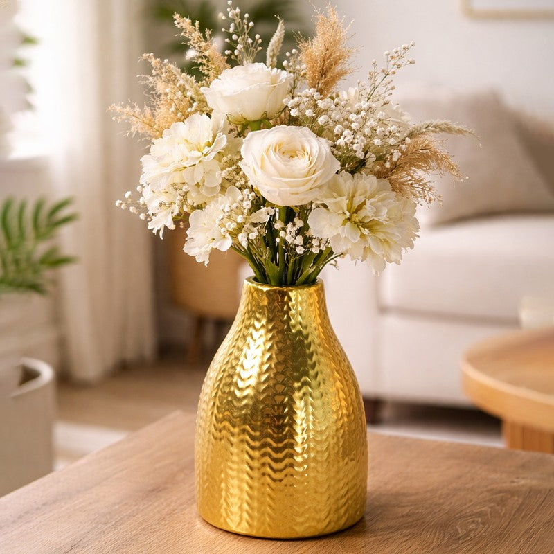Sculptora Ceramic Vase - Gold media 5