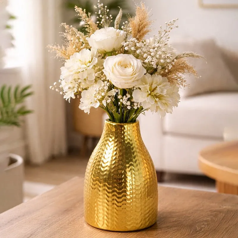 Sculptora Ceramic Vase - Gold media 5