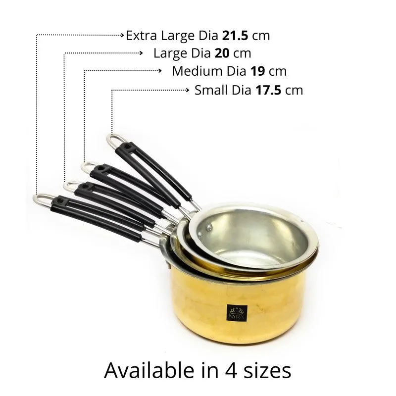 Dipora Brass Sauce Pan - 1000 ML media 7