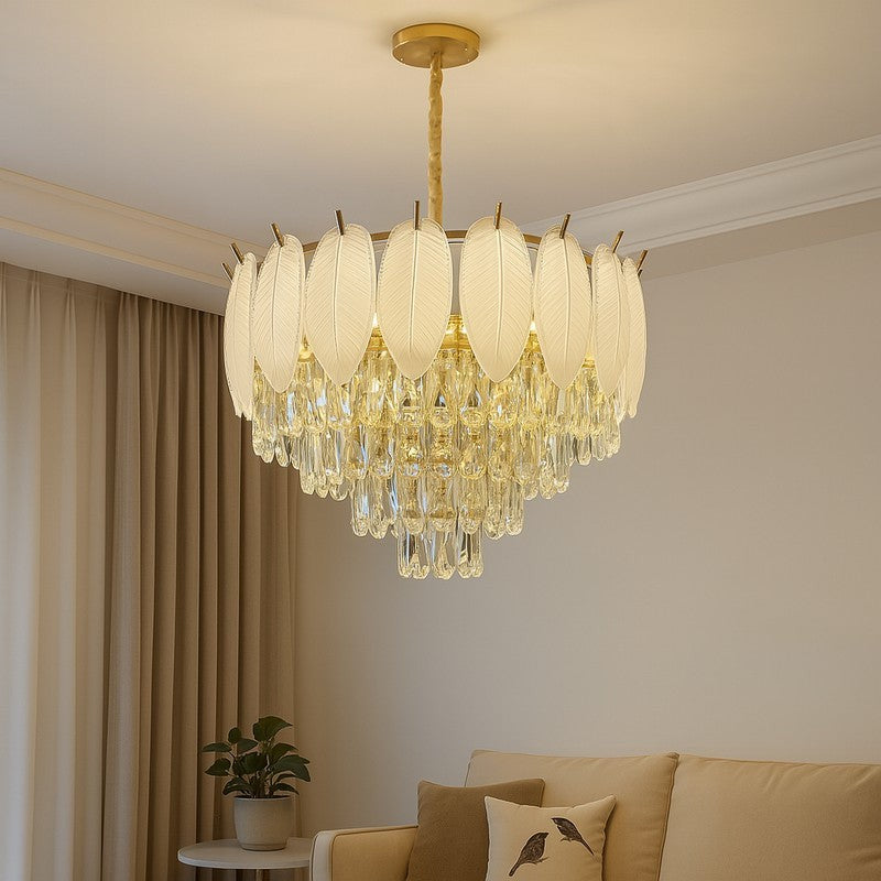 Majestic Glow Metal Chandelier media 3