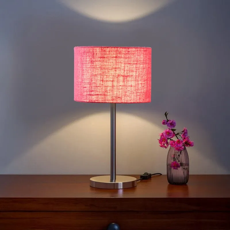 Noctra Muse Glow Metal Table Lamp - Pink media 1