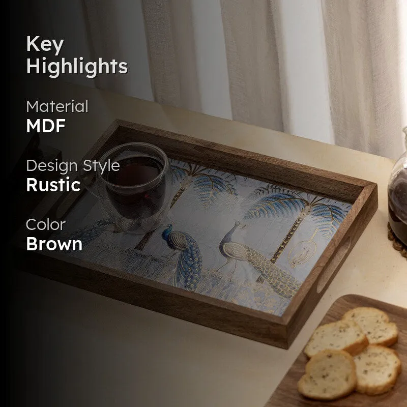 Oakline Rectangle MDF Serving Tray media 2
