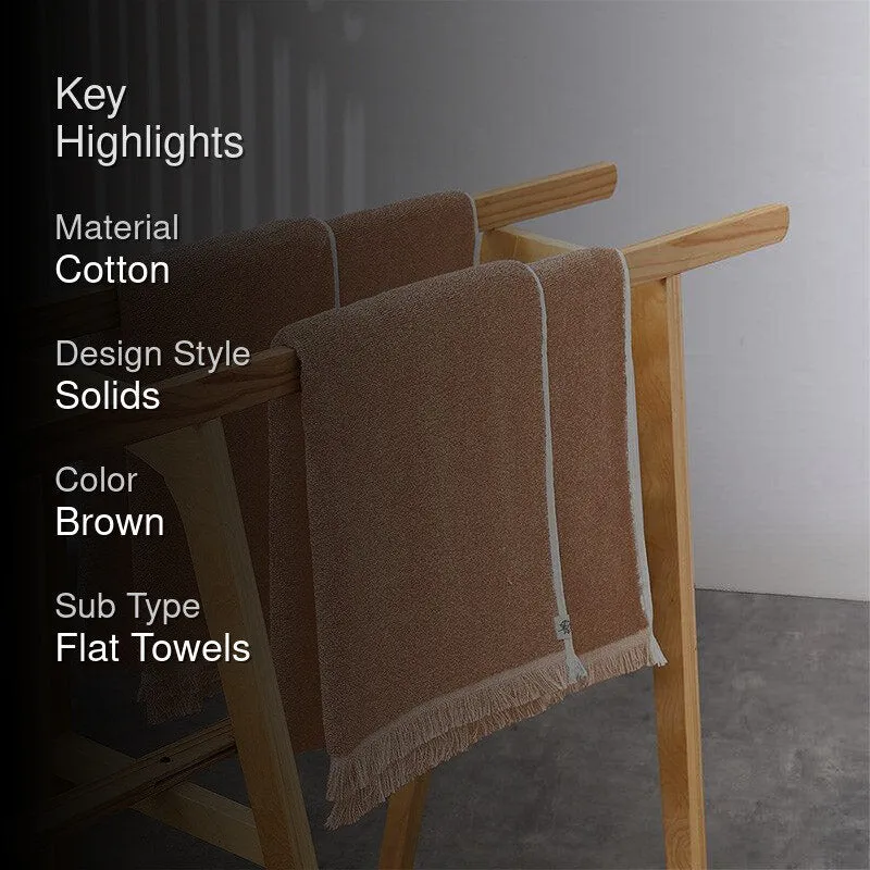 Melange Terry Cotton Hand Towel - Pop Coral media 2