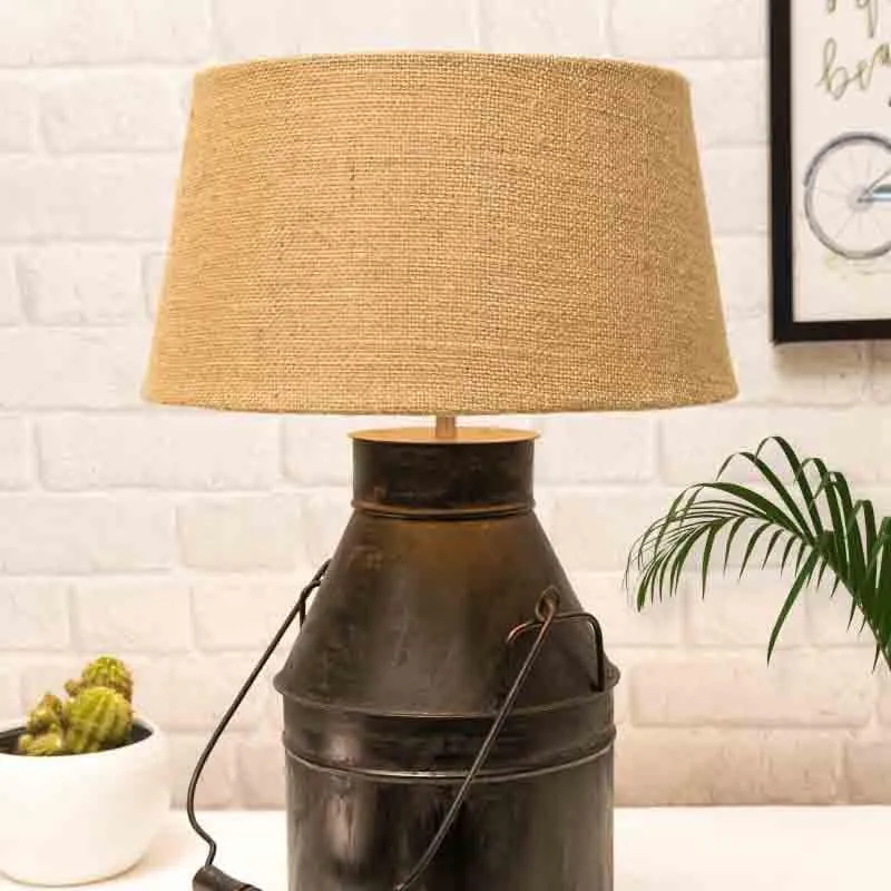 Milkman Fabric Table Lamp - Brown,Black media 3
