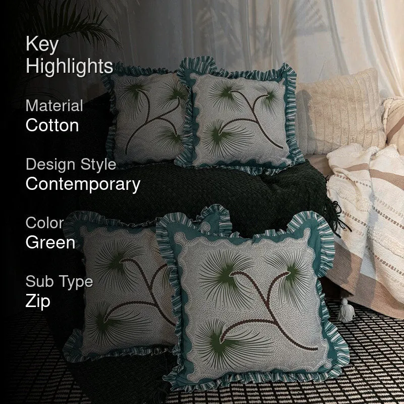Wisp Of Leaves Cushion Cover - Set Of Four media 2