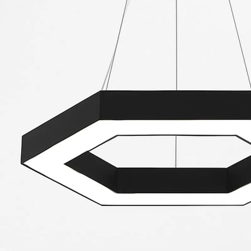 Infinity Hex Aluminum Ceiling Lamp media 5