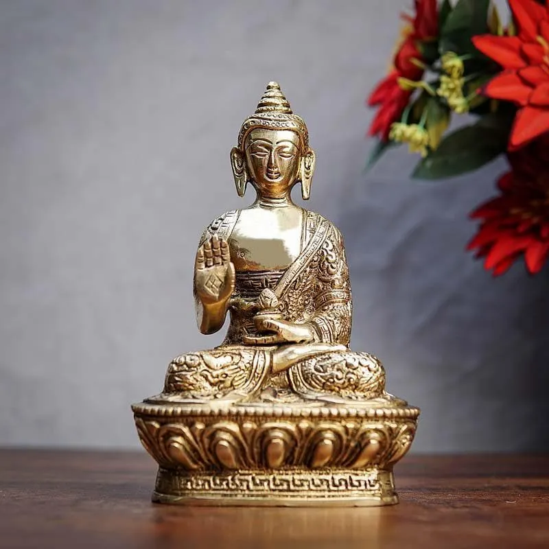 Buddha In Mudra Statue media 1