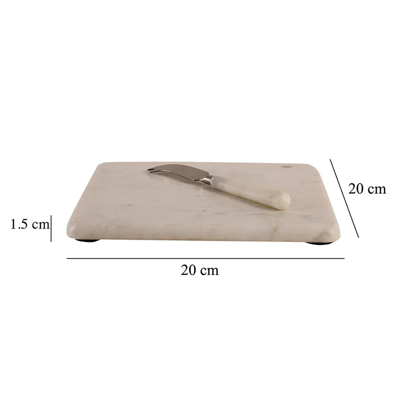 Nadir Square Marble Platter media 8