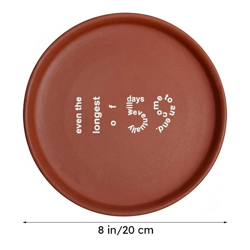 Love Yourself Terracotta Wall Plate - Set Of Three media 9
