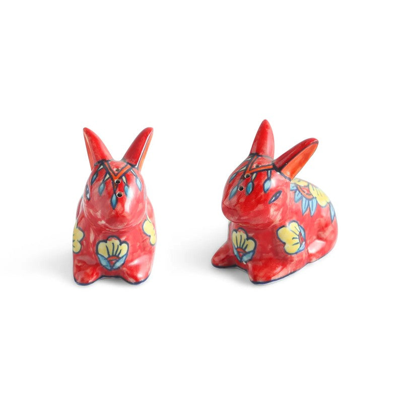 Bloomy Rabbits Salt & Pepper Shakers media 4