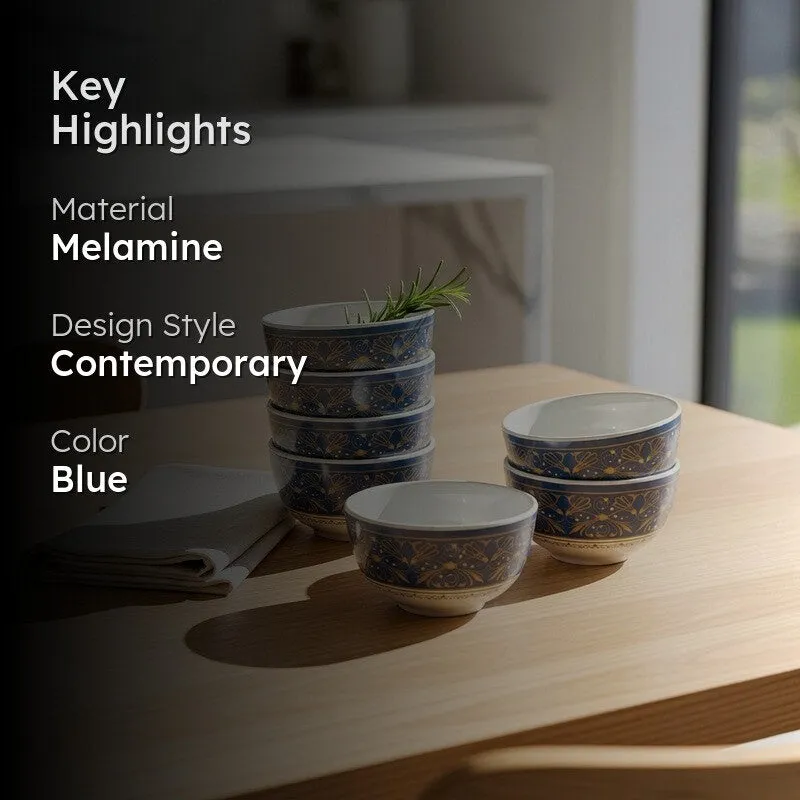 Oprah Melamine Snack Bowls (140 mL Each) - Set of Six media 2