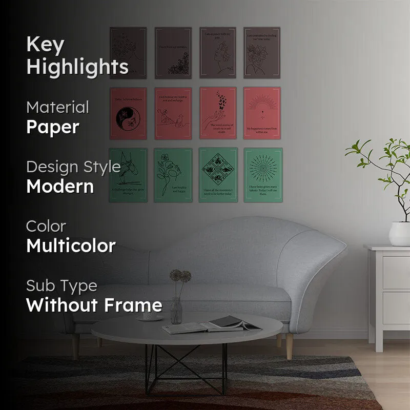 Celebrating Self Wall Poster - Set Of Twelve media 2