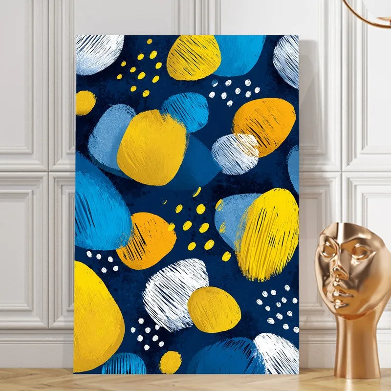 Dot Rhythm Abstract Canvas Wall Art media 8