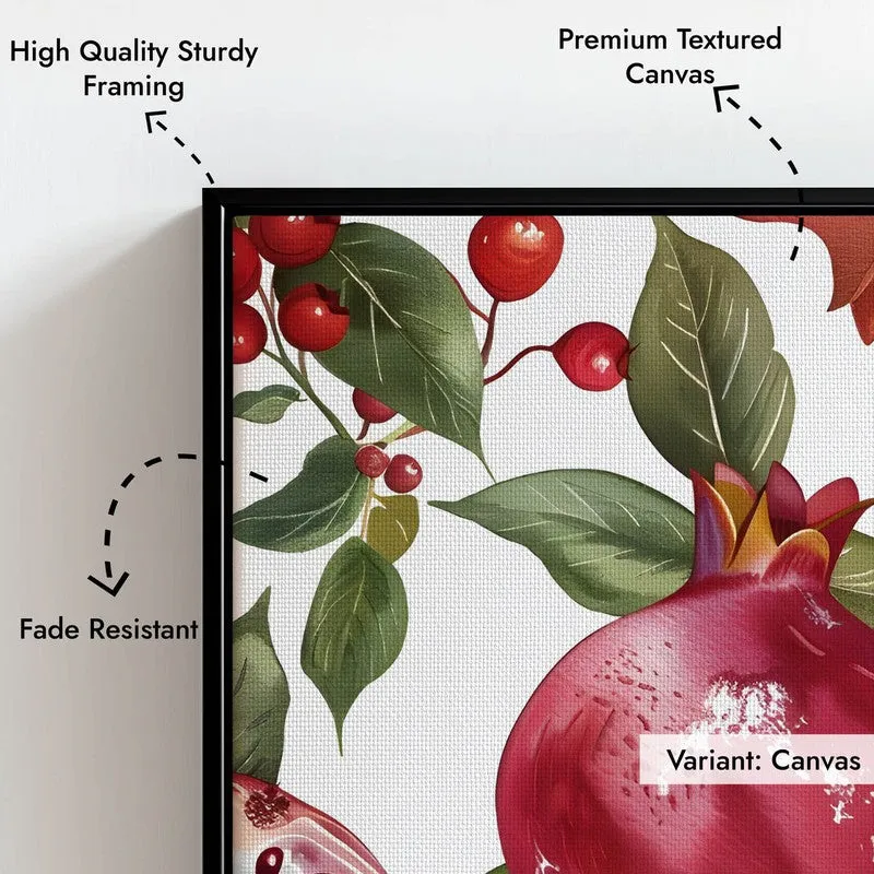 PomegranateFarm Archival Canvas Wall Art - Black media 7