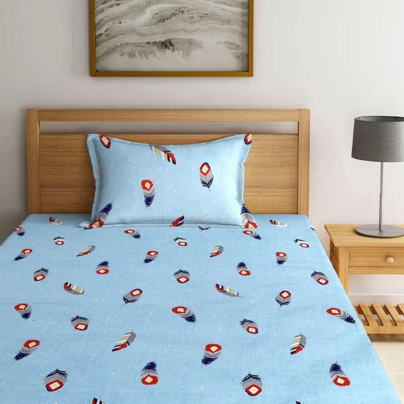 Cidara Flora Bedsheet - 150 GSM media 1